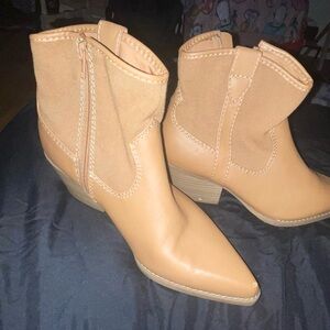 Chic Tan Ankle Boots for Women